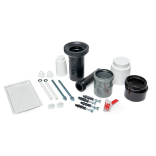 Pack WC bâti ECO 2L Swiss Aqua Technologies + WC suspendu sans bride Swiss Aqua Technologies + plaque blanche (STESTBRWT01-FR)