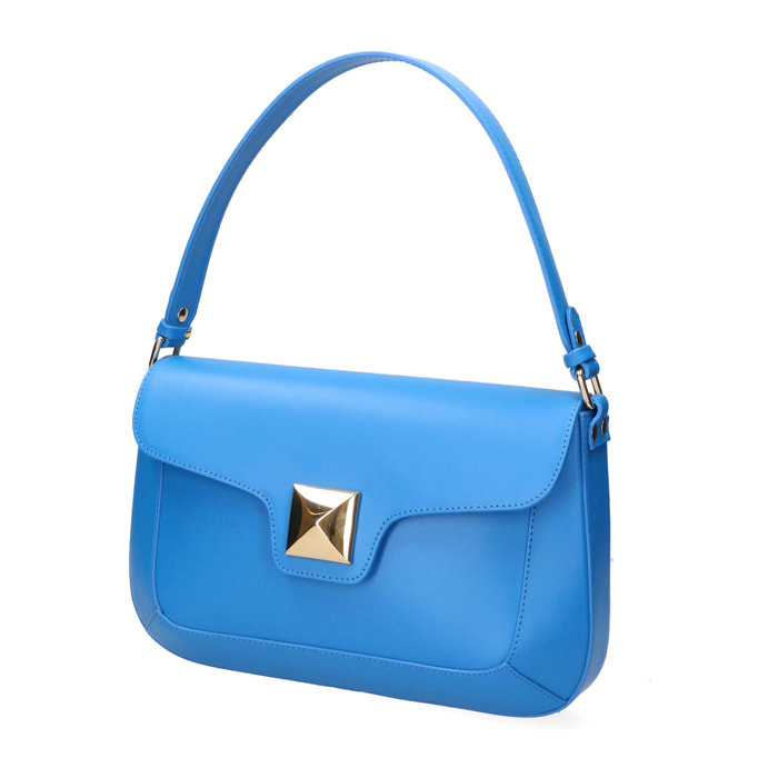 Borsa a spalla da donna In Vera pelle Made in Italy 31x19x5 cm