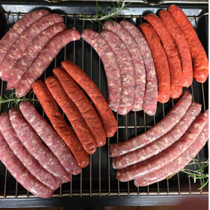 Colis Barbecue : 1 x Chipolatas Nature 1kg, 1 x Chipolatas aux Herbes 1kg, et 1 x Merguez 1 kg - 3kg - France - Selectiv
