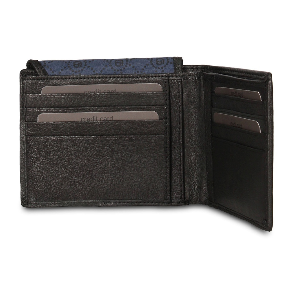 Portafoglio uomo vera pelle - Modello Umbria Nova - Casual - 12.0 x 10.0 x 2.5 cm