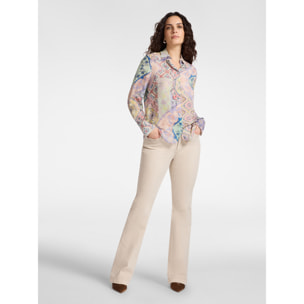 Elena Mirò - Camisa estampada - Violeta