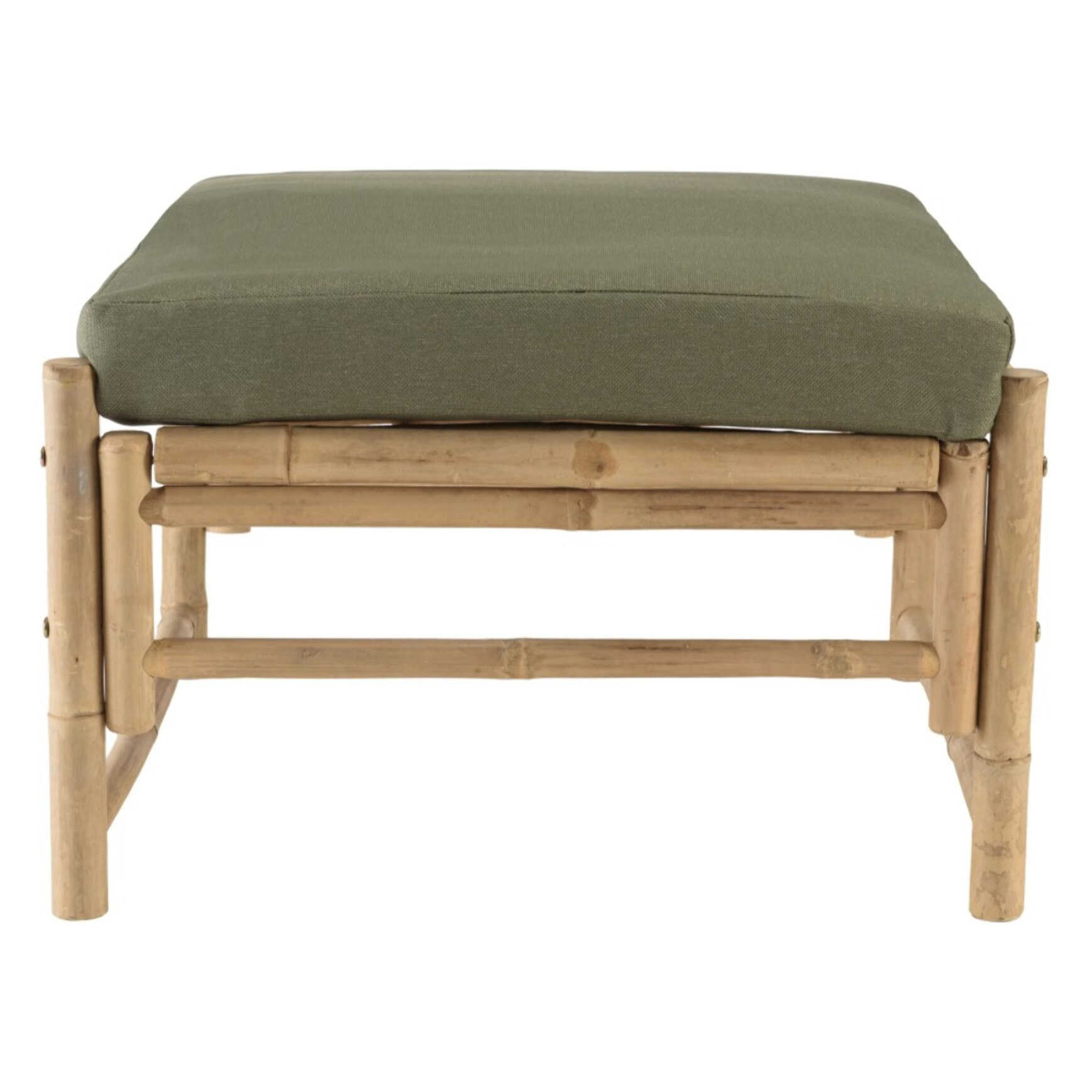VITAL - Canapé 3 p. 1 pouf 1 table basse bambou