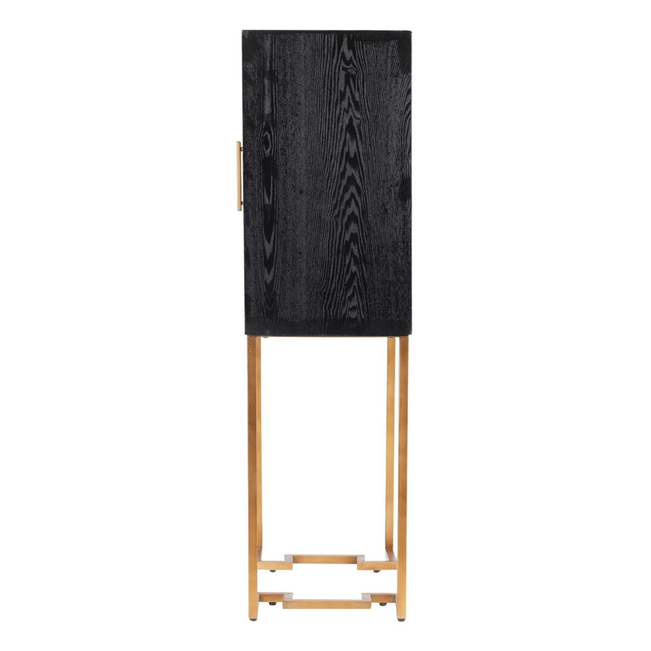 Cabinet Negro-dorado 100x45x160 Cm