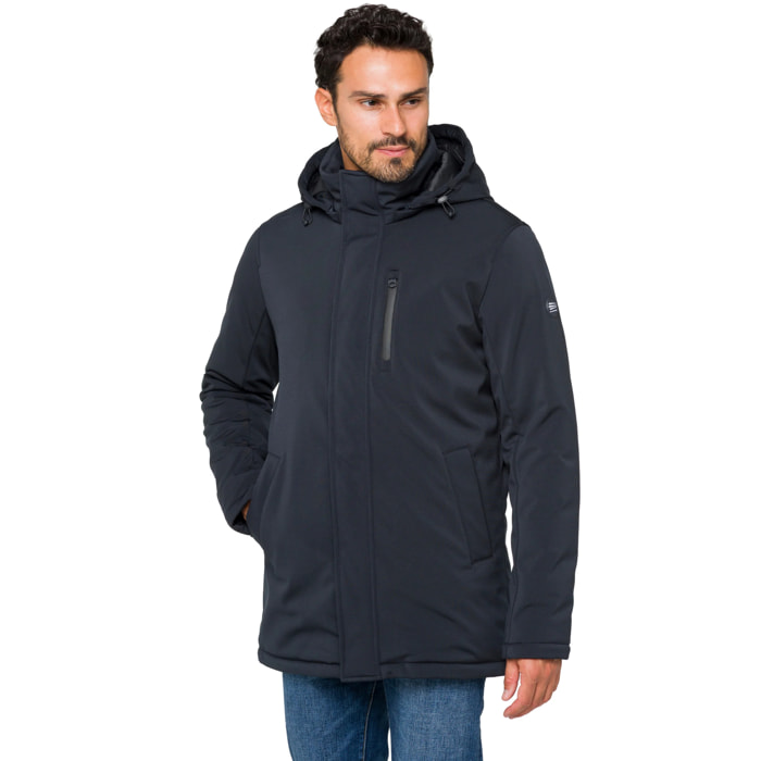 Parka NUSAKAN imbottito impermeabile grigio scuro
