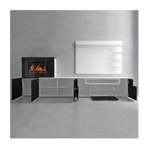 Salón Olympo Blanco - Negro