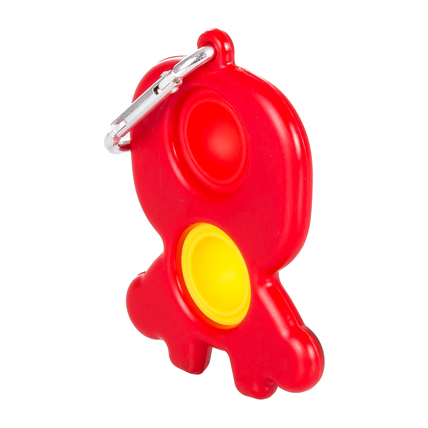 Figura vigilante Square Squid Pop It con moschettone.