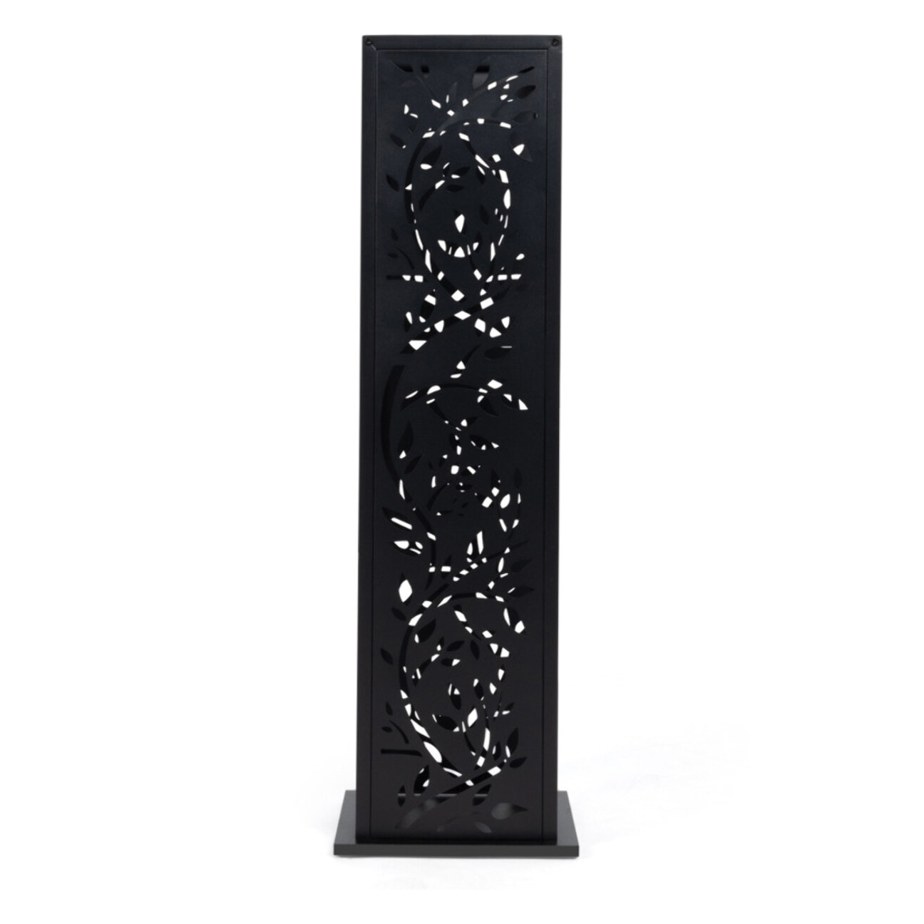 Range bûches vertical ajouré avec motifs 112 cm