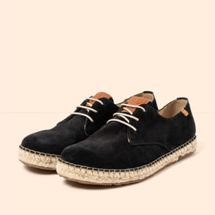 Zapatos N678 SILK SUEDE BLACK / CAMPOS color Black