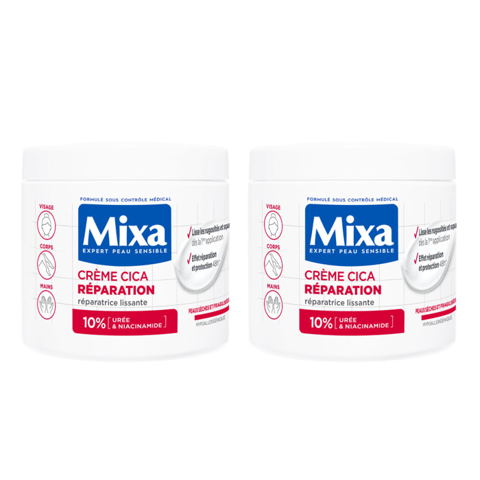 Mixa Crème Cica Reparation 400ml Lot 2