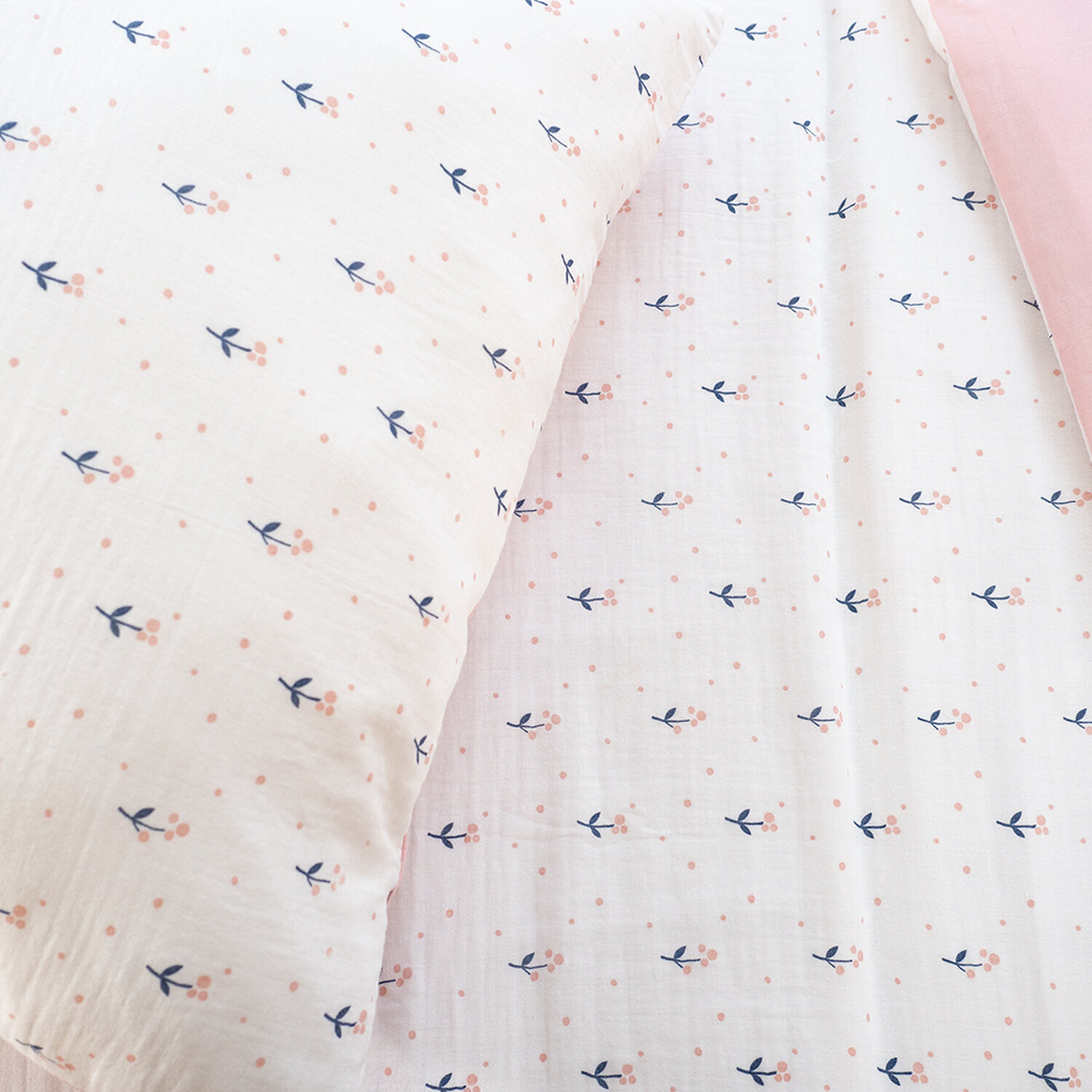 Parure de lit enfant 100% gaze de coton - liberty