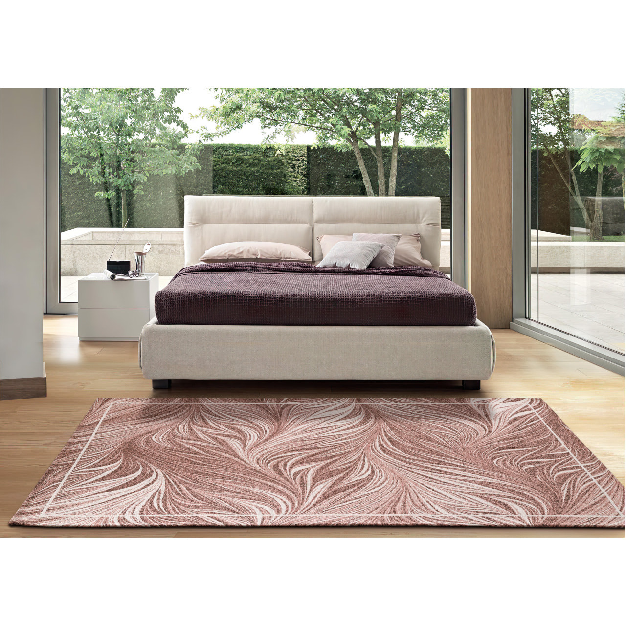 Tappeto Camera Salotto Dallas Rosa By Suardi