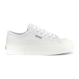Superga - Sneakers Donna Bianco - 2631 STRIPE PLATFORM VEGAN MATERIAL