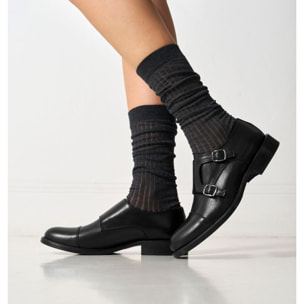 Monk strap British Passport Nero