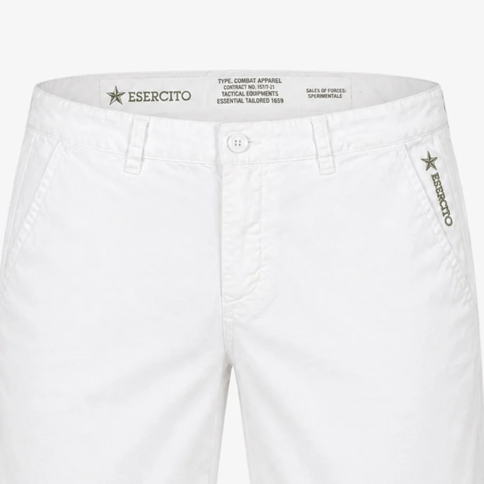 Bermuda Esercito in cotone banchi uomo