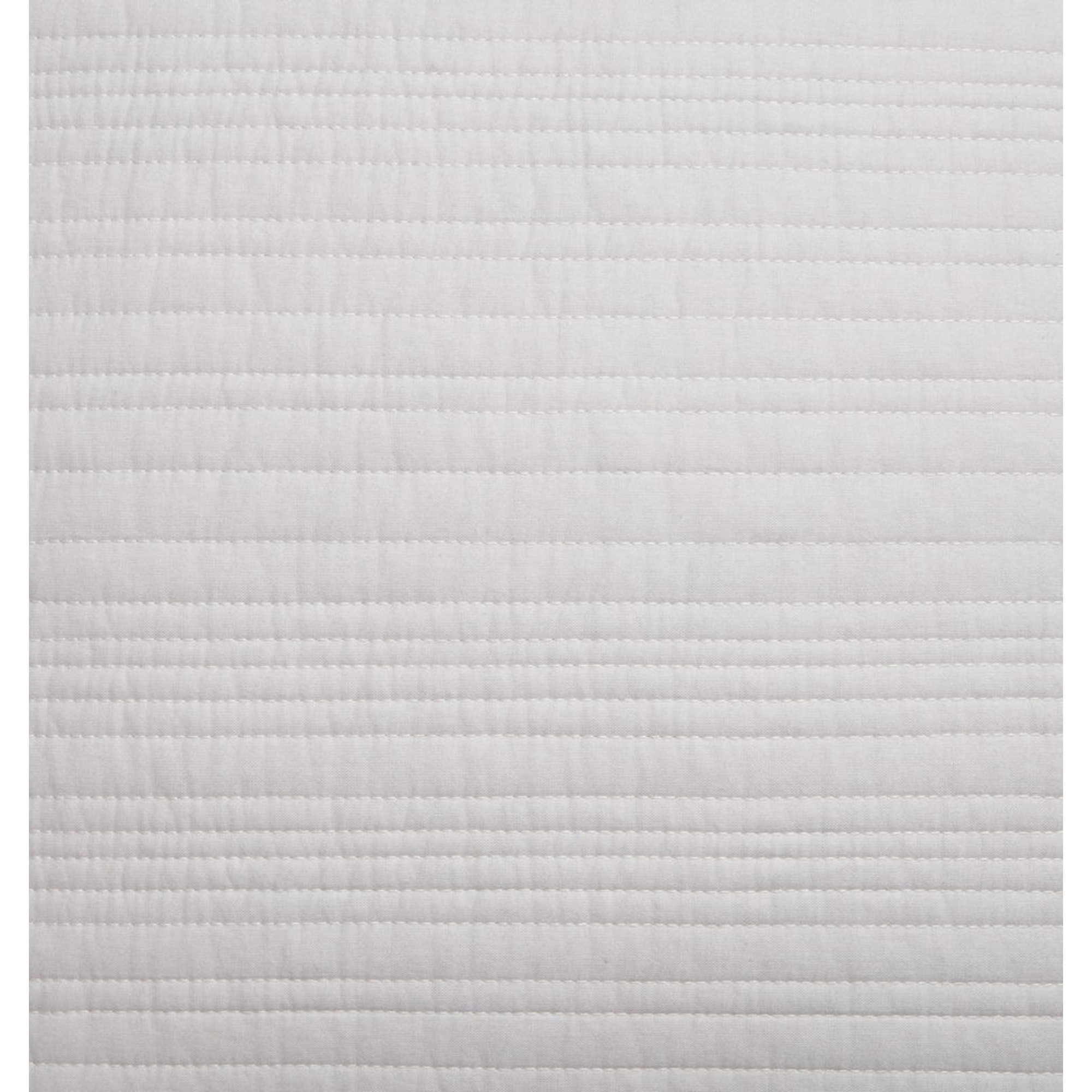 Funda de cuadrante acolchada rayas Rima color marfil crudo 100% Algodón