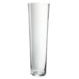 J-Line vase Extra - verre - transparant - small - 60 cm de hauteur