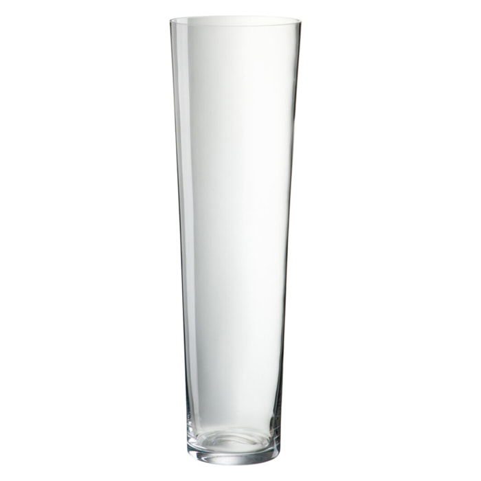 J-Line vase Extra - verre - transparant - small - 60 cm de hauteur