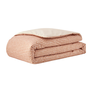 Housse de couette enfant imprimée en percale de coton, MINI VICHY
