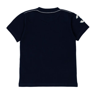 T-shirt jersey con stampa logo Polo Club St Martin Blu