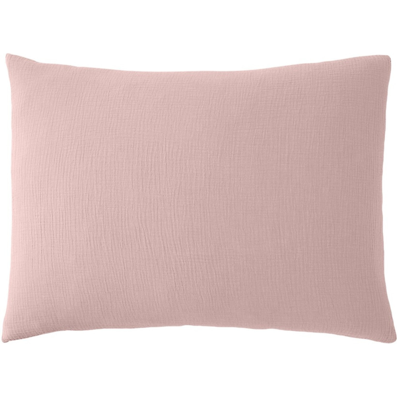 Paire de Taies D'oreiller 100% Gaze De Coton Rose Lotus