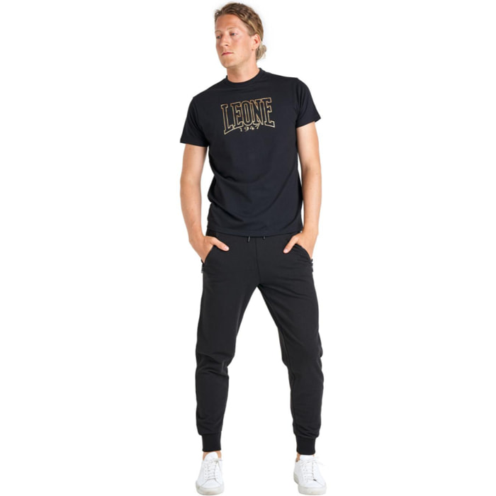 T-shirt a maniche corte da uomo logo grande Gold Edition