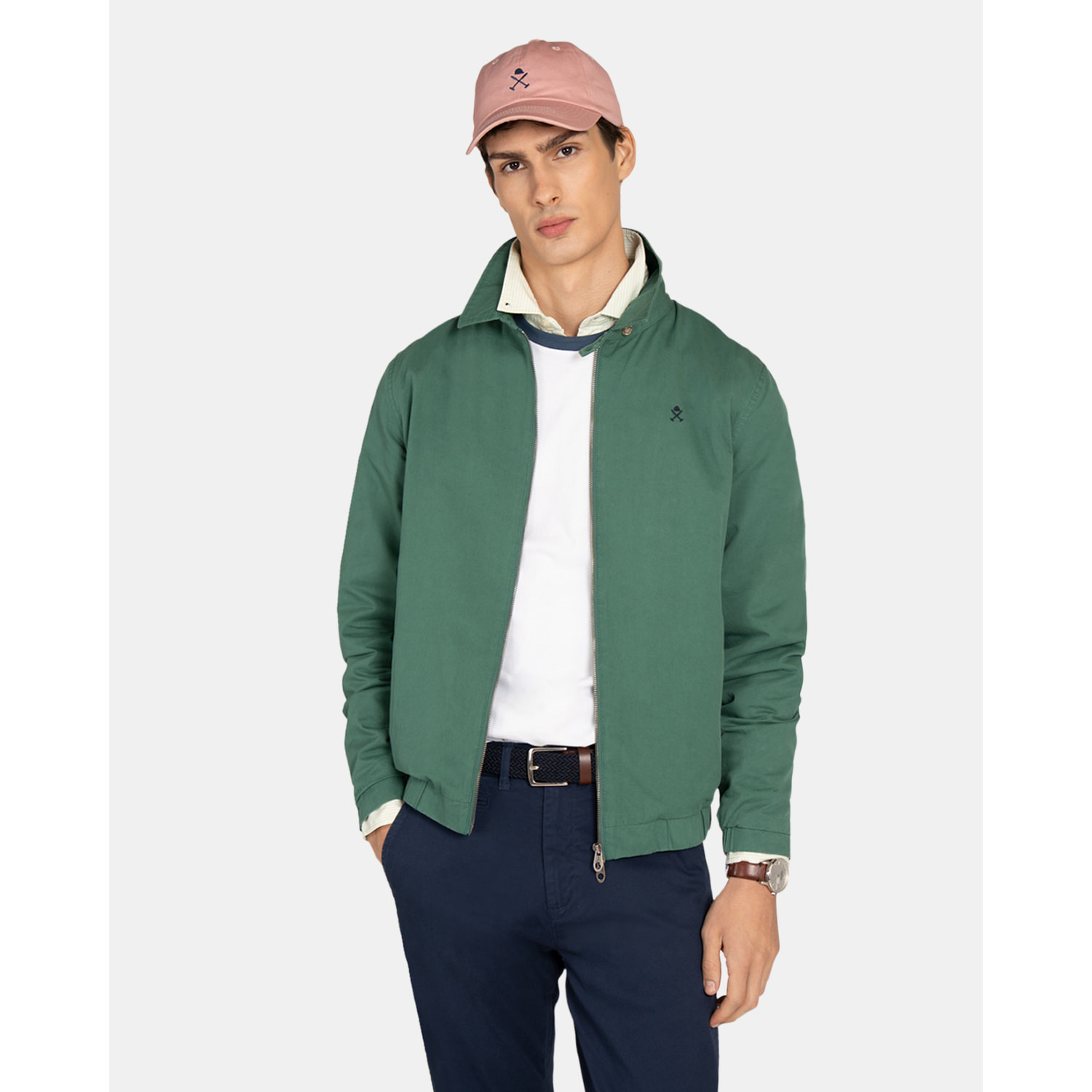 CHAQUETA HARRINGTON CUELLO CAMISERO