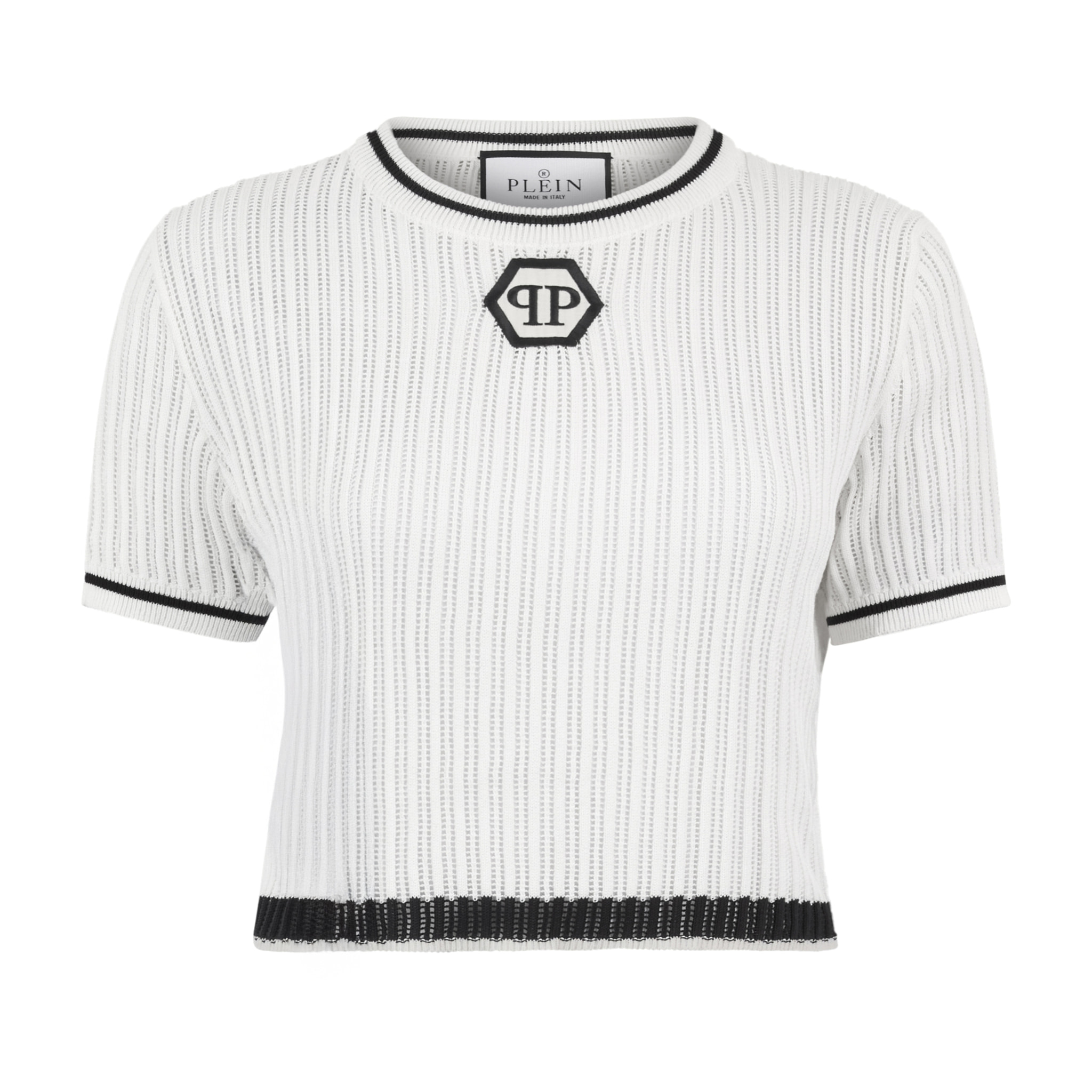 PHILIPP PLEIN Top de punto HEXAGON