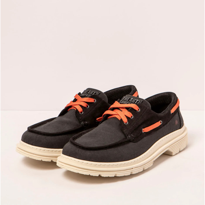 Zapatos 1901 NOBUCK-CANVAS BLACK/ BIRMINGHAM color Black