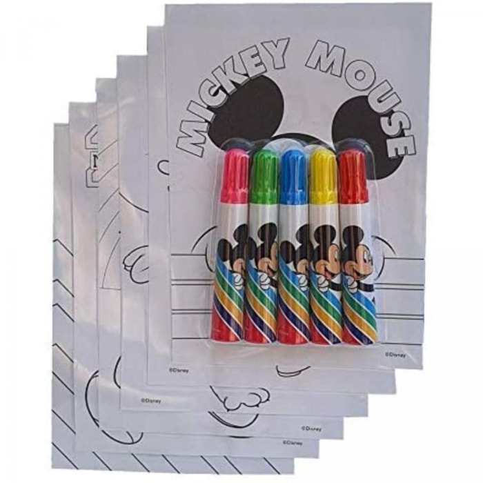 Zainetto coloring Mickey Mouse Lui Mickey Mouse Multicolor