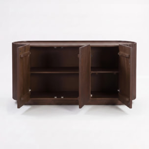 Buffet en bois de manguier noyer - Lio