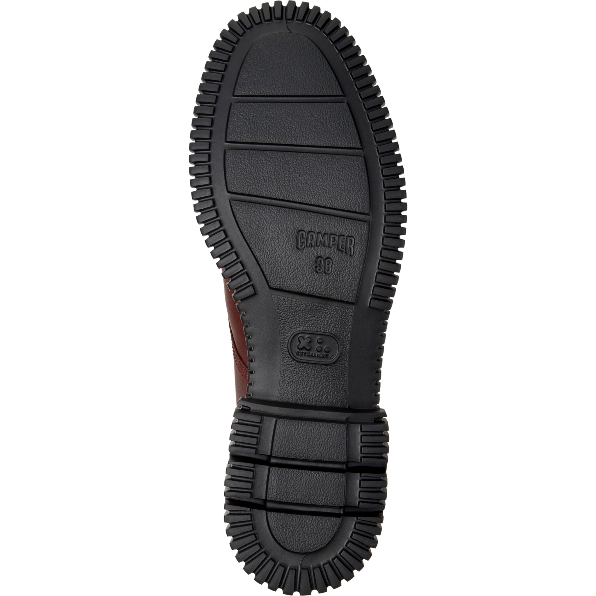 Zapatos de cordones - CAMPER Pix - Burdeos - Piel lisa