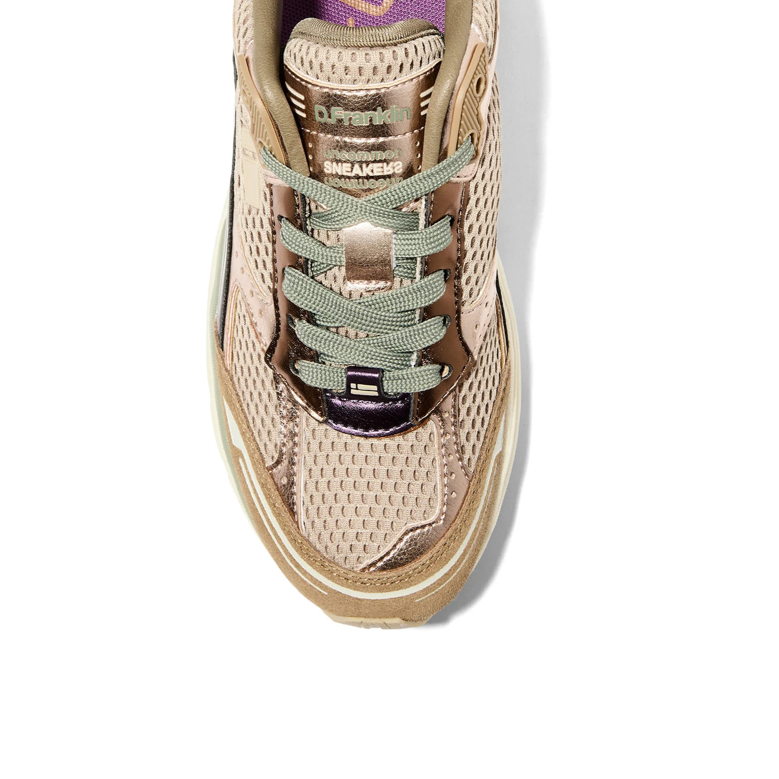 Zapatillas de Mujer 347 en Oro D.Franklin