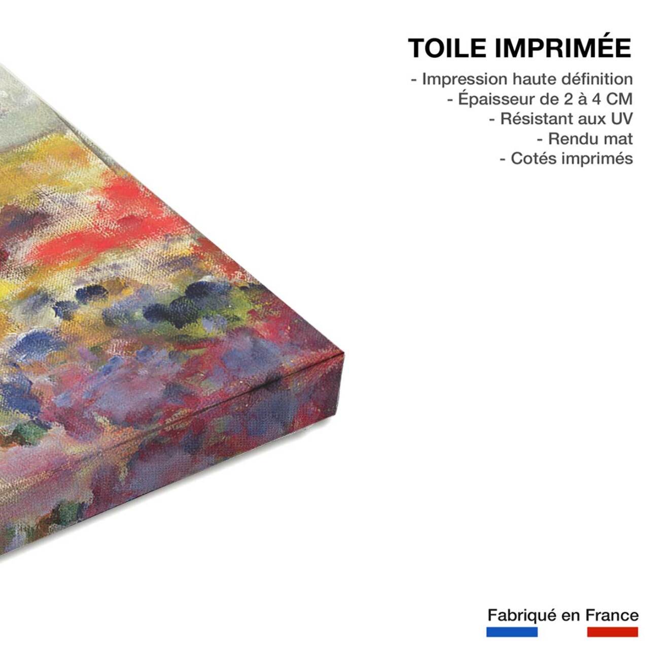 Tableau peinture l'amandier en fleurs de pierre bonnard  Toile imprimée