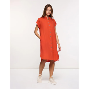 Vestido Midi Naranja - Bayo