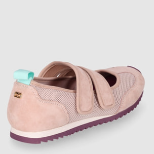 Zapatos de Tejido - Rosa - Tacón: 1 cm