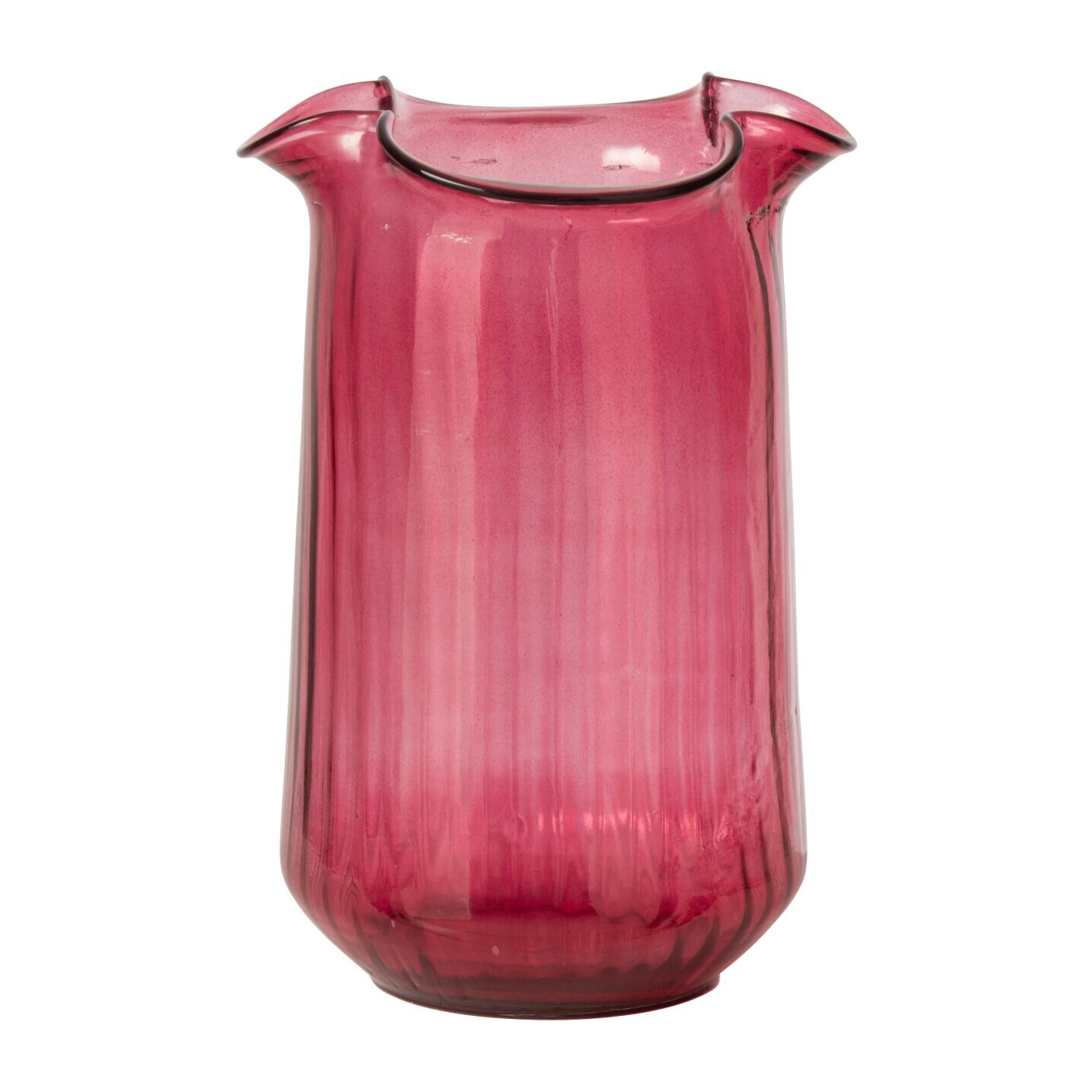 J-Line vase - verre - fuchsia - medium