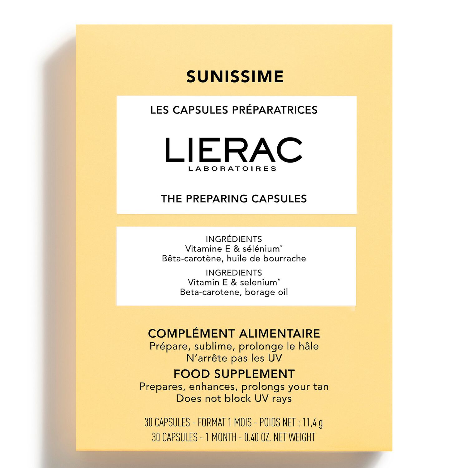 Sunissime - Duo Les Capsules Préparatrices - 2x30caps