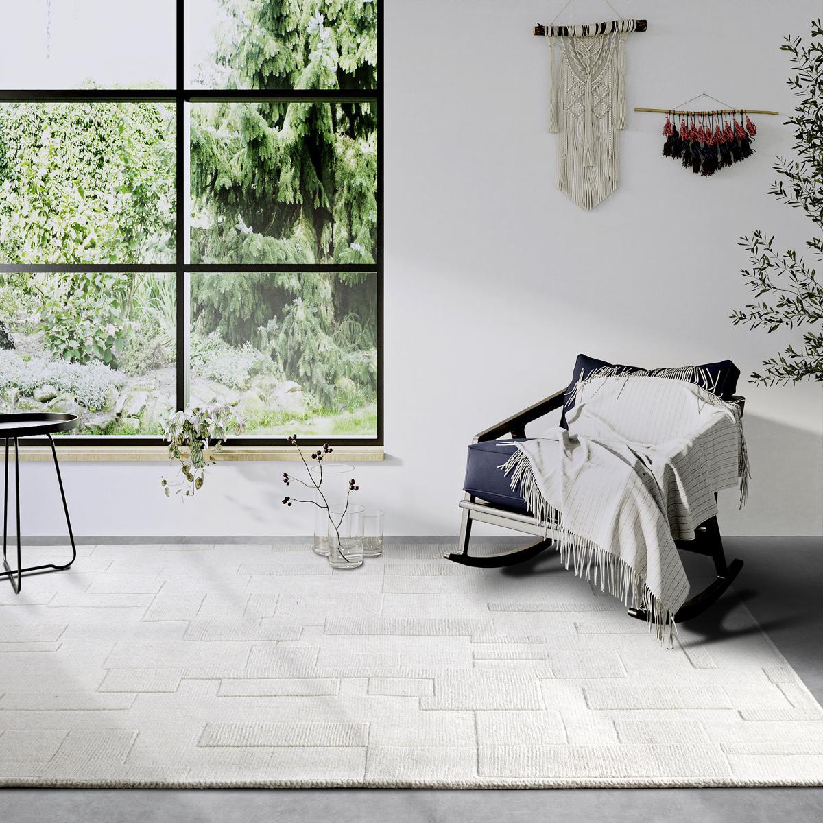 tapis salon , tapis ton sur ton moderne et contemporain