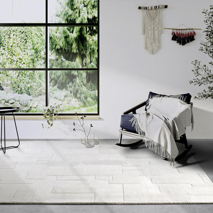 tapis salon , tapis ton sur ton moderne et contemporain