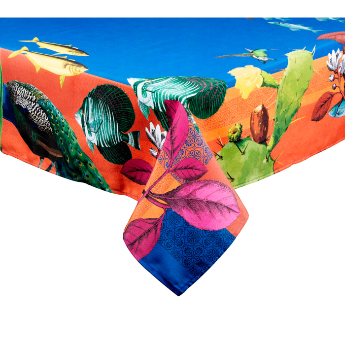 Nappe 140×180 Excelsa – Rhapsody, Coton Multicolore