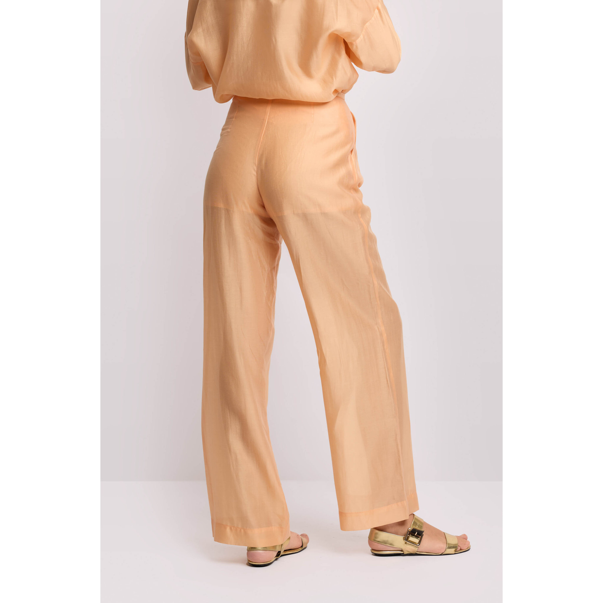 Kocca - Pantaloni eleganti con pinces Donna, Tinta unita
