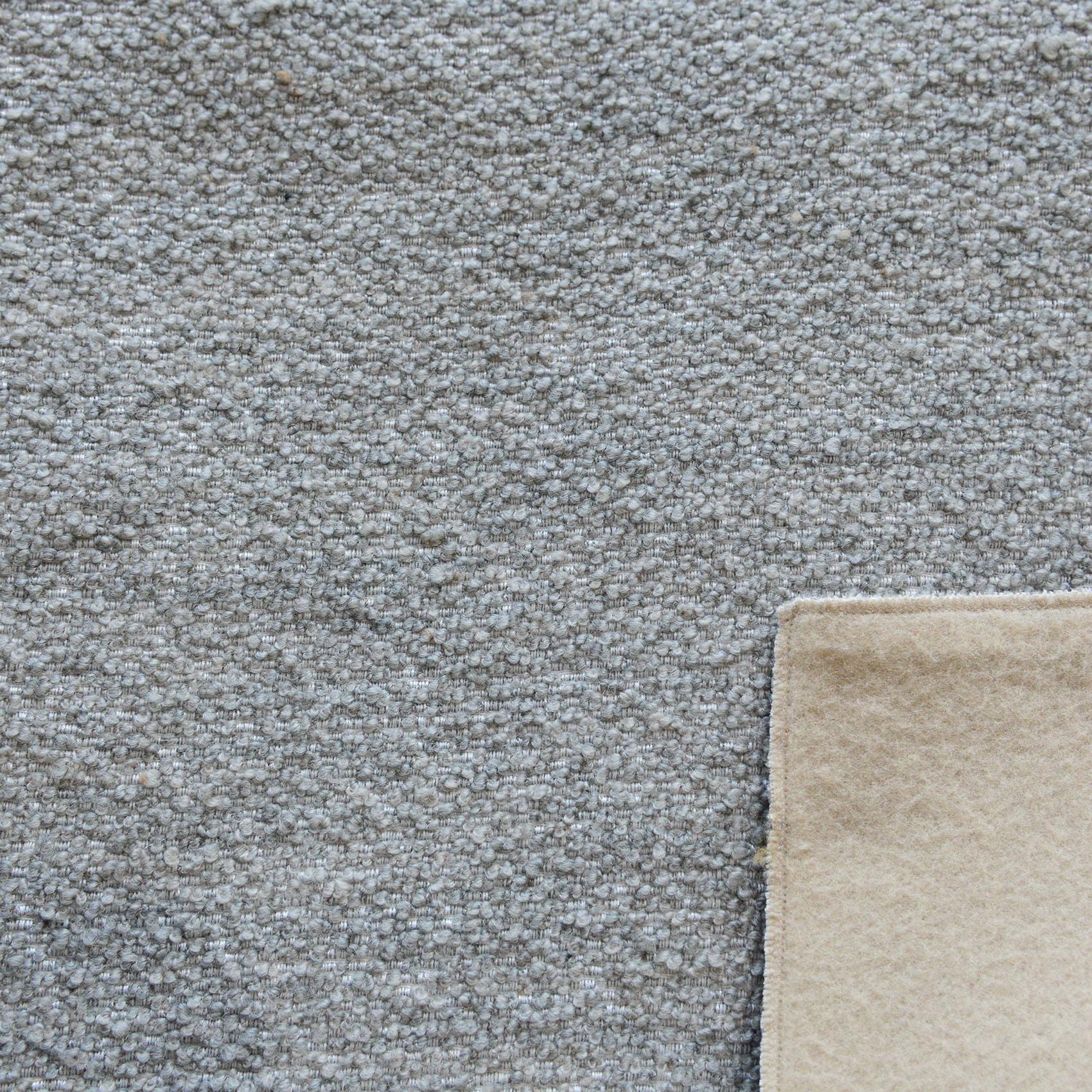 Tissu  thermique bouclette  525g/m2 - Gris clair