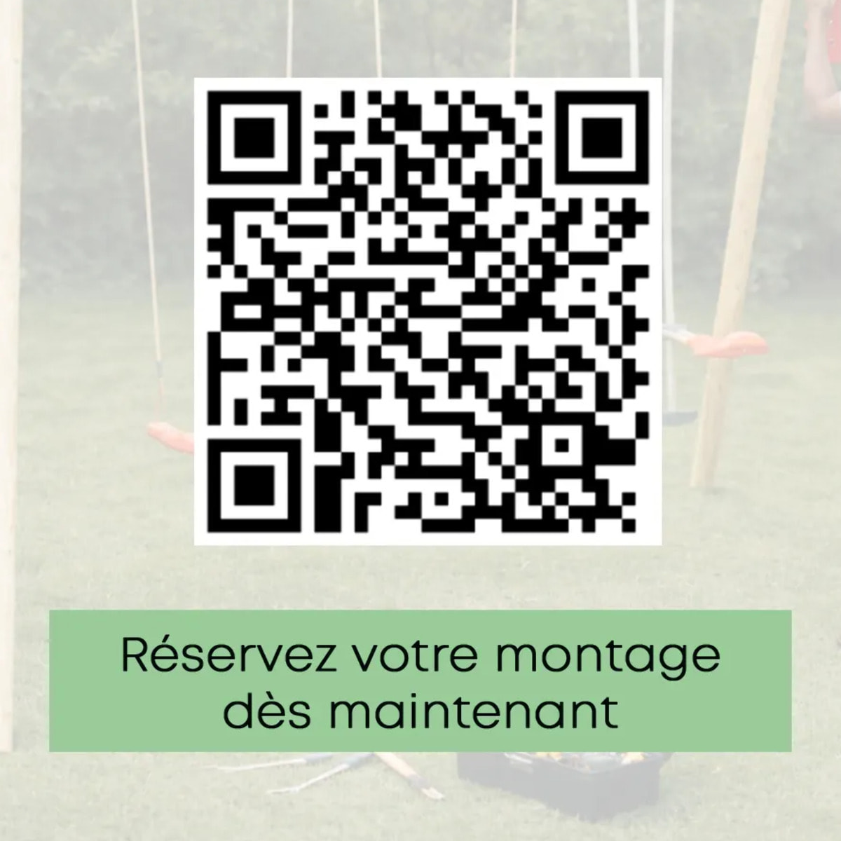 Balançoire double Techwood Harmonie DOUBLO - Aléo by Trigano