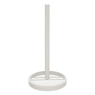 Porte essuie-tout "Mayaj" en métal beige