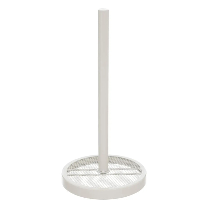 Porte essuie-tout "Mayaj" en métal beige