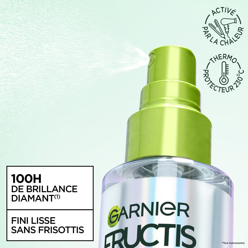 Garnier Fructis Kératine Liss Duo Shampooing et Spray lissants
