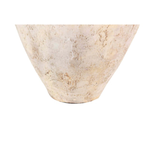Anfora Terracota Blanco Lavado 76x76x120 Cm