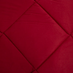 TRAPUNTA INVERNALE MATRIMONIALE IN VELLUTO COL.BORDEAUX MADE IN ITALY