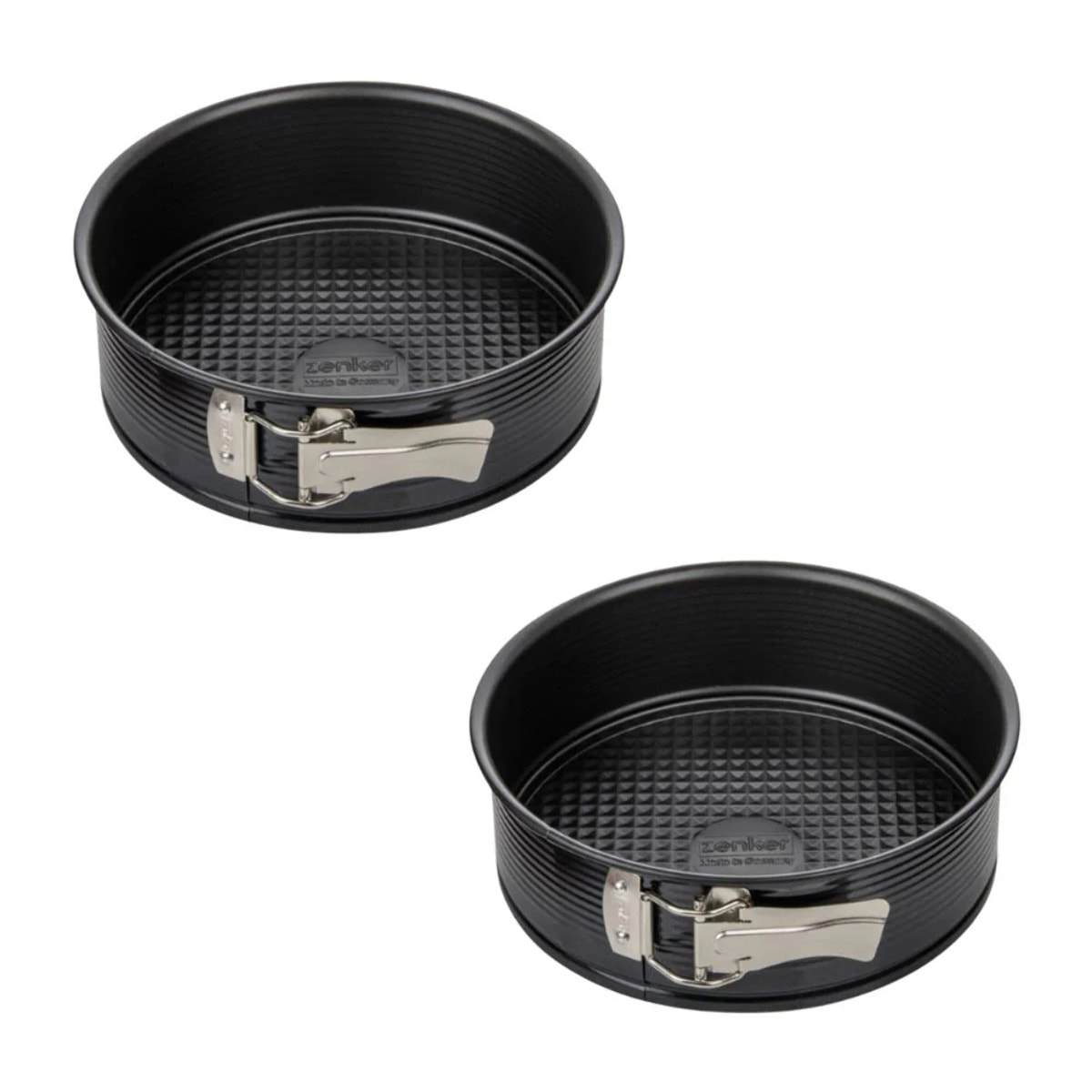 Ensemble de 2 Moules à manqué à charnière 20 cm Zenker Black Metallic