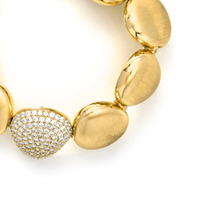 Pulsera Ubras acabado oro amarillo 18k